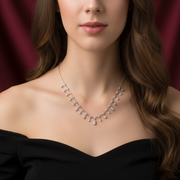 Celestial Diamond 925 Necklace with Adjustable Length